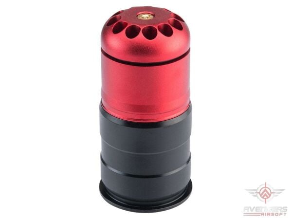 Avengers 40mm Airsoft Gas Grenade Shell (Model: 84rd Shower / Red Matte)