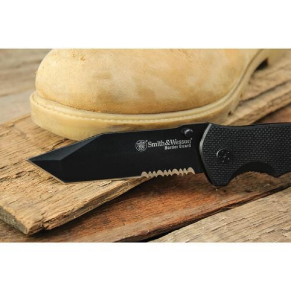 Smith Wesson® Border Guard Tanto Katlanır Çakı SWBG6TS