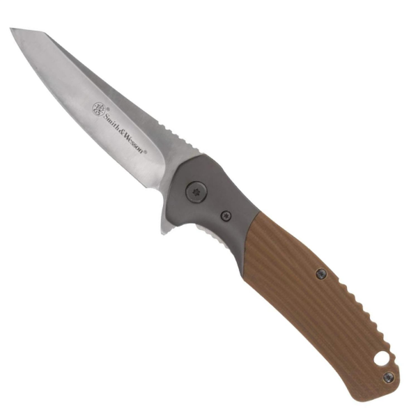 Smith Wesson® Stave 3.3 in Satin Tanto Katlanır Çakı 1117233