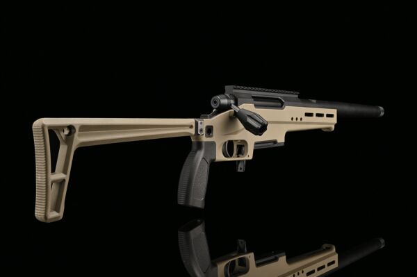 SILVERBACK TAC41L FDE BOLT ACTION AIRSOFT SNIPER TÜFEK - ÇÖL RENGI (SBA-BLT-32FDE)