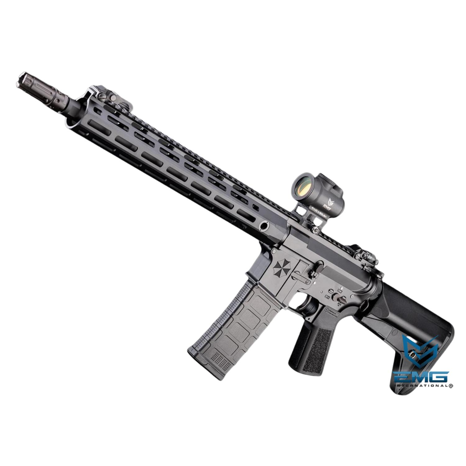 EMG Umbrella Corporation Weapons Research Group Licensed M4 M-LOK CYMA Platinum Airsoft AEG Tüfek GATE Aster Programmable MOSFET