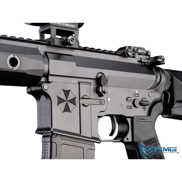 EMG Umbrella Corporation Weapons Research Group Licensed M4 M-LOK CYMA Platinum Airsoft AEG Tüfek GATE Aster Programmable MOSFET
