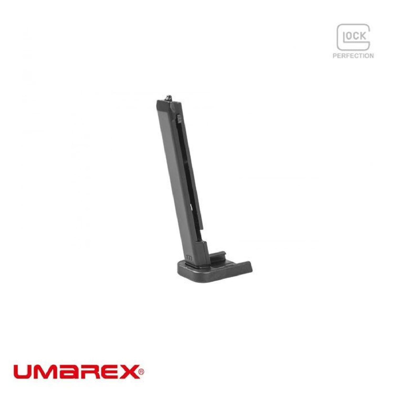 Umarex Glock Yedek Şarjör G19 Gen3 Siyah 11BB CO2 NBB Uyumlu 6418.1