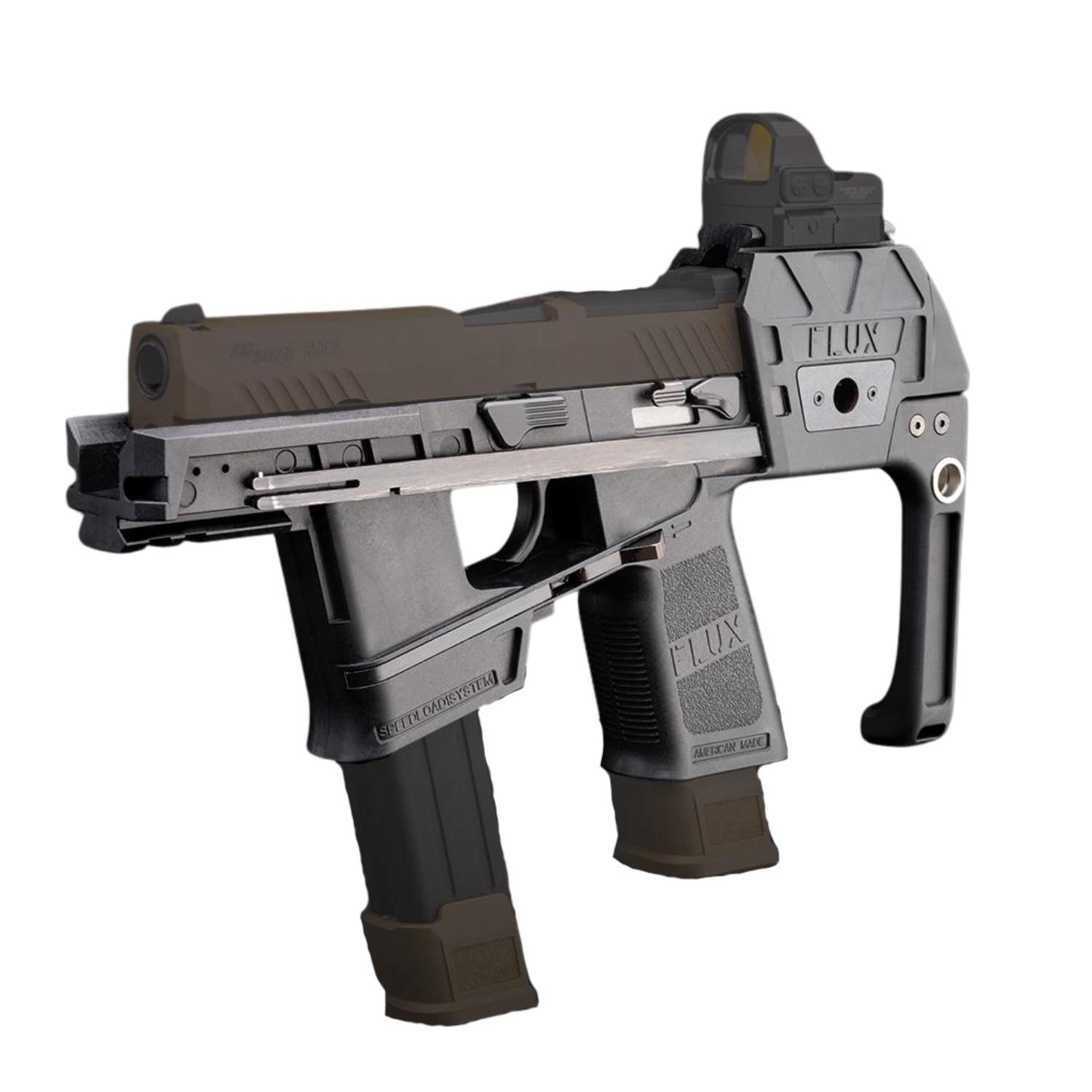 EMG Flux Defense Licensed Raider PDW Kit for SIG Sauer ProForce P320 M17 Gas Blowback Airsoft Pistols