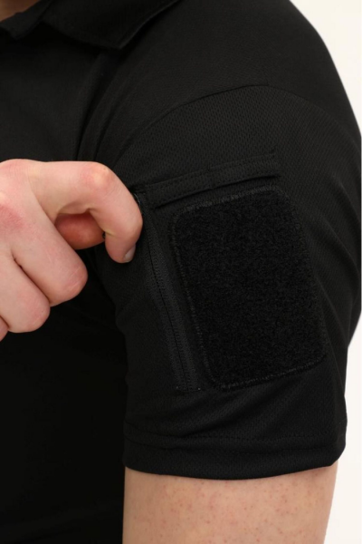 SS  Regular Fit Polo Yaka Kısa Kollu Erkek Tişört SİYAH