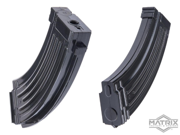 Matrix Airsoft AK Serileri için 30BB Polimer Şarjör  (Siyah)