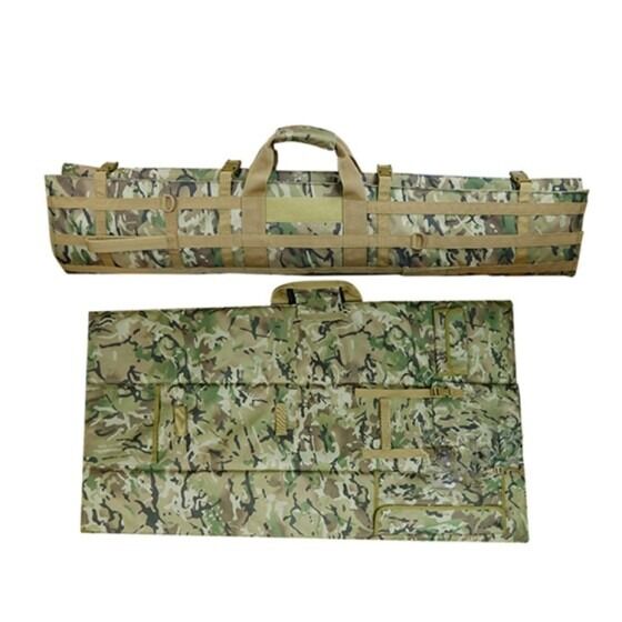 Nuprol Sniper Roll Bag Tüfek Atış Çantası Camo (Kamuflaj)