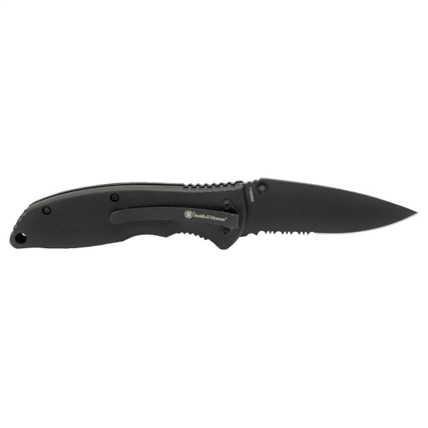 Smith & Wesson® Liner Lock and Multi-Purpose Keychain Black Katlanır Çakı 1100061