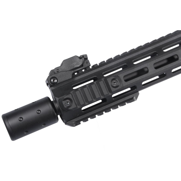 Delta Armory M4 AR15 M-LOK SilentOps 8'' Charlie Siyah Airsoft Tüfek SET DA-C10