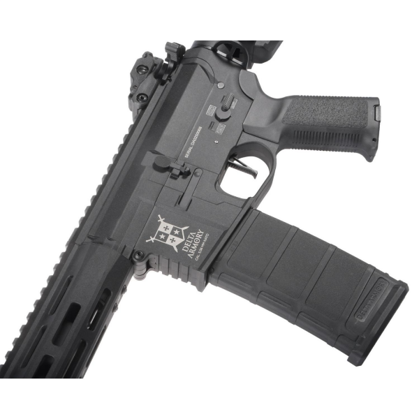 Delta Armory M4 AR15 M-LOK SilentOps 8'' Charlie Siyah Airsoft Tüfek SET DA-C10