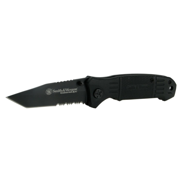 Smith & Wesson® Extreme Ops 2 Tanto Serrated Katlanır Çakı SWEX2TS