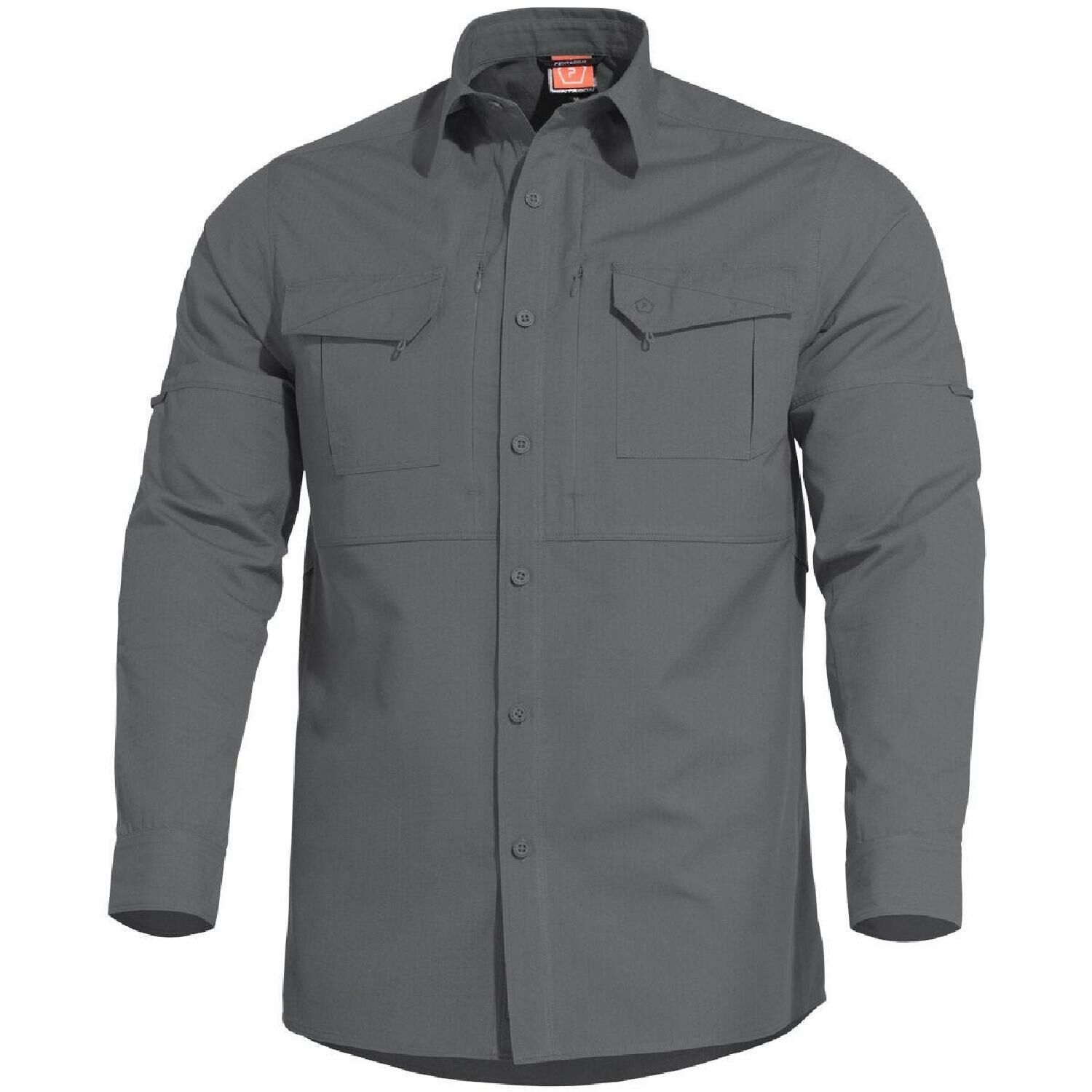 Pentagon Plato Tactical Shirt Taktik Gömlek Wolf Grey