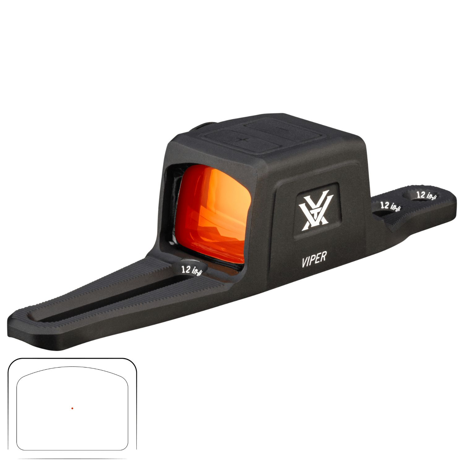 Vortex Optics Viper® Shotgun 3 MOA Ultra Düşük Profil Kapalı Micro Red Dot Nişangah - VPR-SGMRD3-E