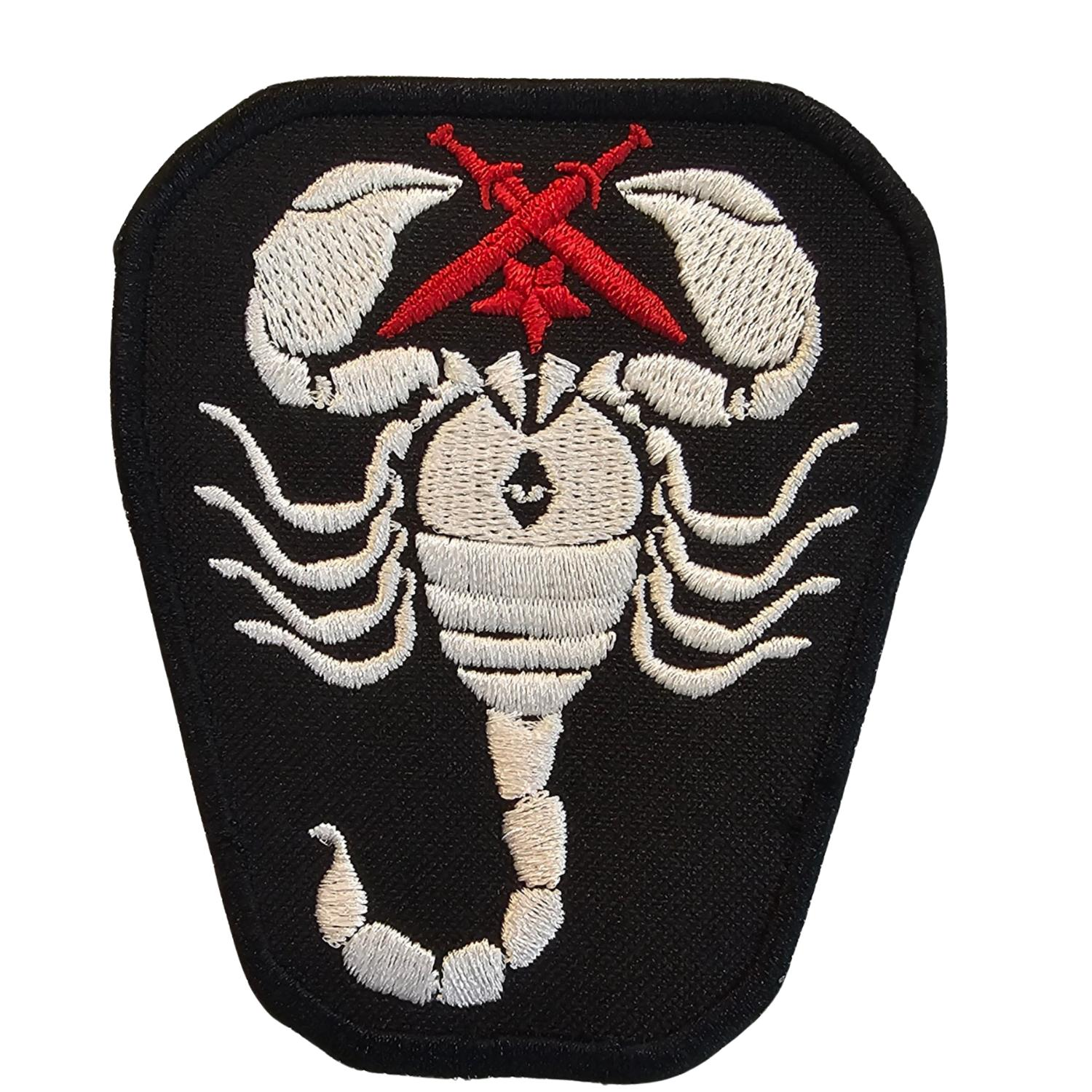 ÇAPRAZ KILIÇLI AKREP PATCH - BLACK