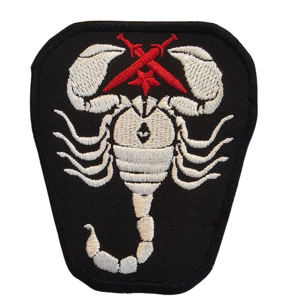 ÇAPRAZ KILIÇLI AKREP PATCH - BLACK
