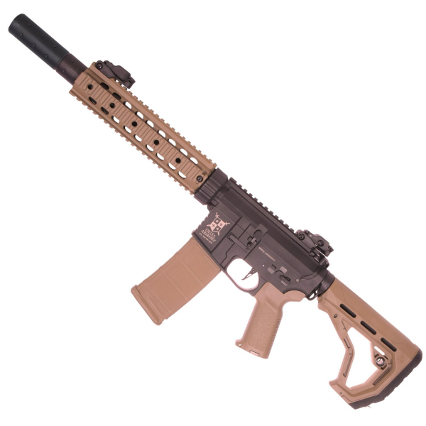 Delta Armory AR15 Charlie SilentOps 9'' EAGLE Half Tan AEG Airsoft Tüfek