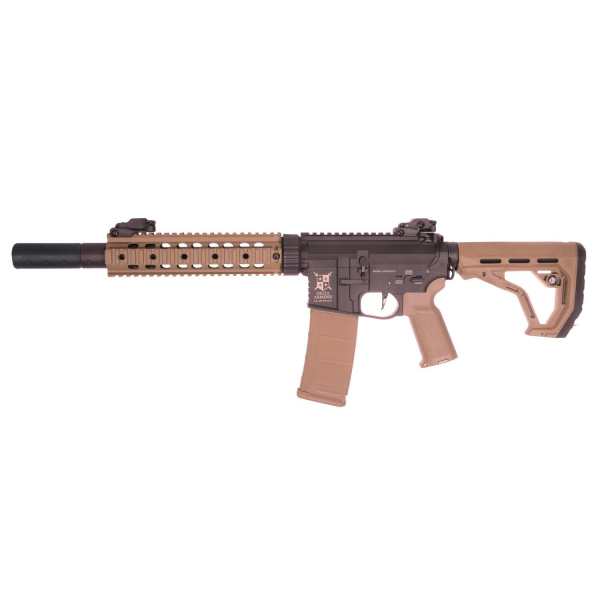 Delta Armory AR15 Charlie SilentOps 9'' EAGLE Half Tan AEG Airsoft Tüfek
