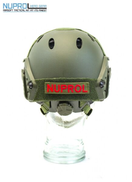 Nuprol Fast Railed Helmet Enseden Ayarlı Airsoft Kask Olive (Yeşil)