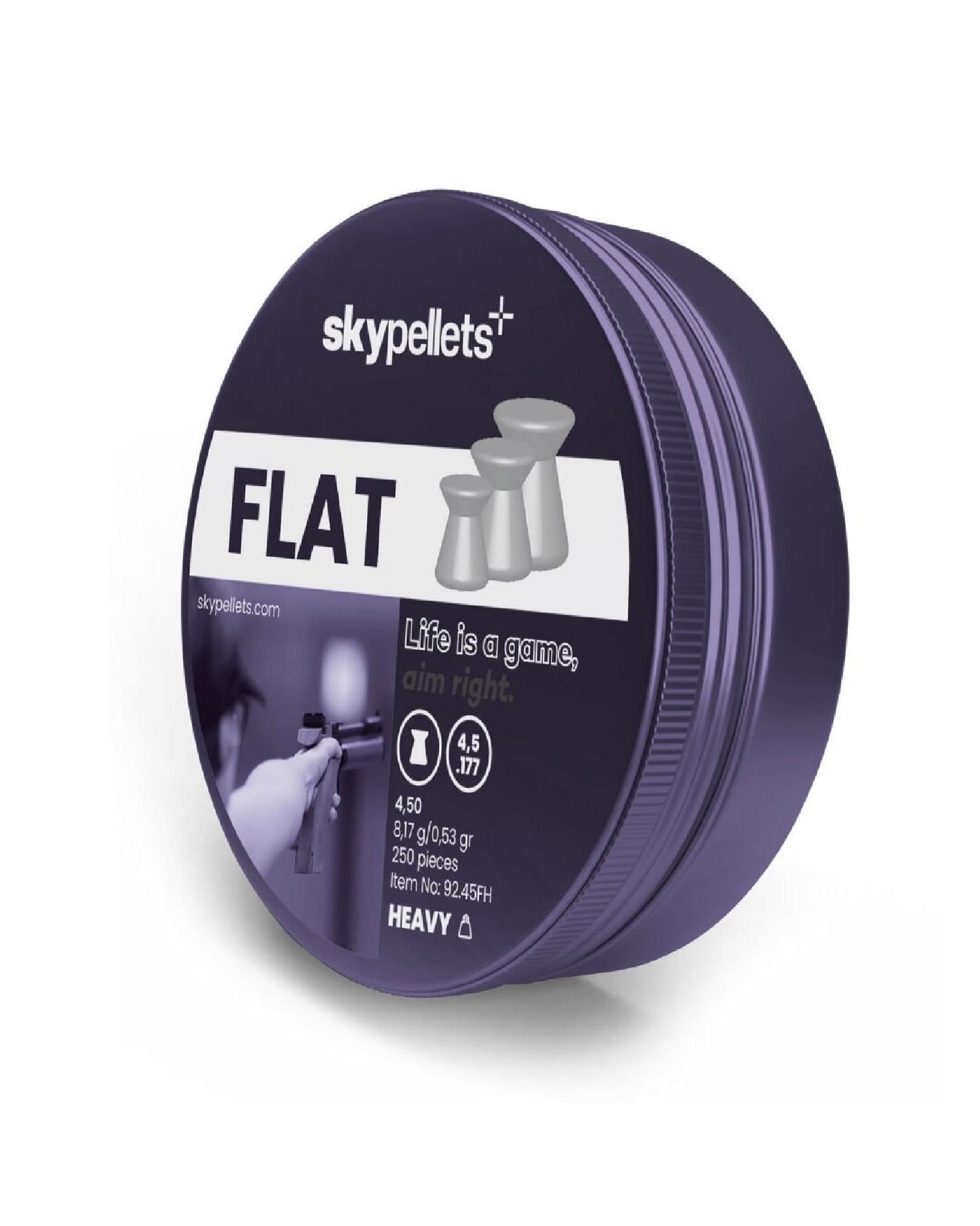 SKYPELLETS Flat (Match) Heavy 4,5mm 8,17 Gr H. Saçma 200 Adet