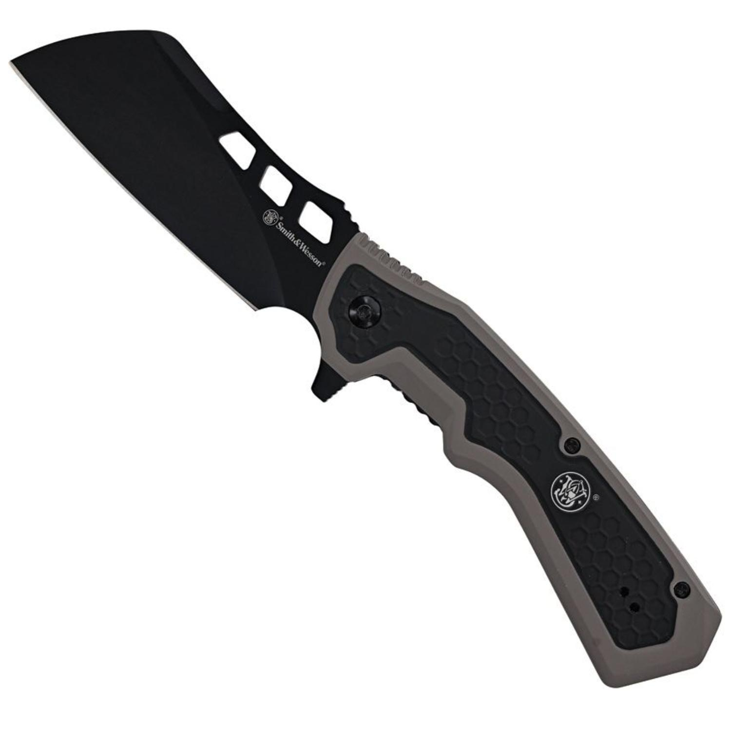 Smith & Wesson Assist Open Extract & Evasion Siyah Linerlock Katlanır Çakı – Siyah/Gri Saplı 1205012