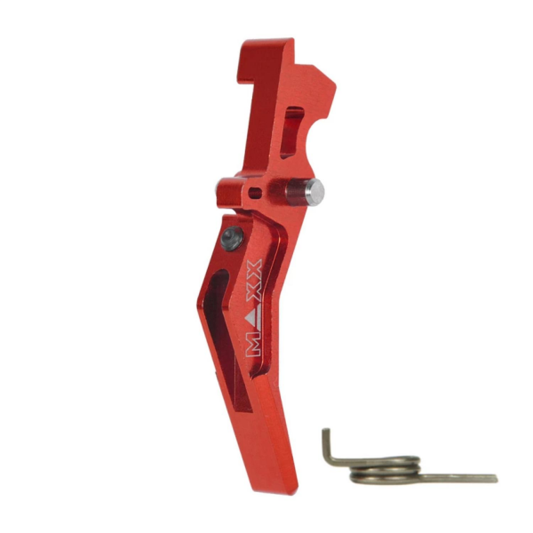 MAXX CNC Aluminum Advanced Trigger (Style B) (Red) AIRSOFT KIRMIZI TETIK MX-TRG001SBR