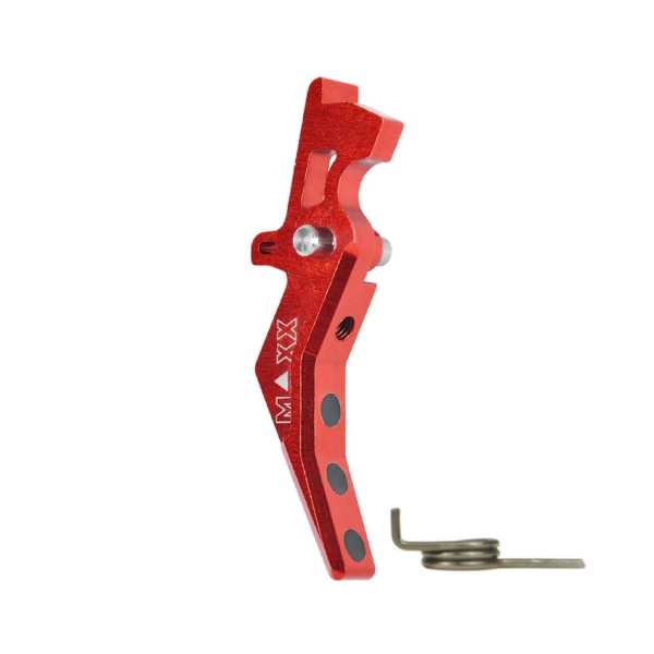 MAXX CNC Aluminum Advanced Trigger (Style B) (Red) AIRSOFT KIRMIZI TETIK MX-TRG001SBR