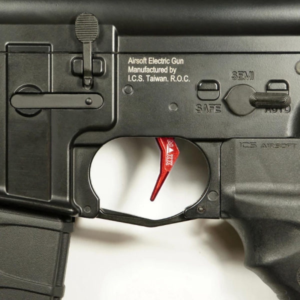 MAXX CNC Aluminum Advanced Trigger (Style B) (Red) AIRSOFT KIRMIZI TETIK MX-TRG001SBR