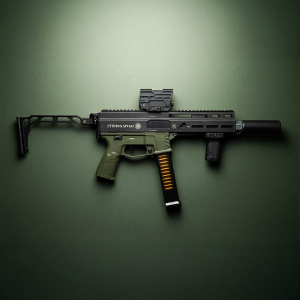 Delta Armory STRIBOG SP10A3 Olive UPGRADE Charlie Airsoft Tufek