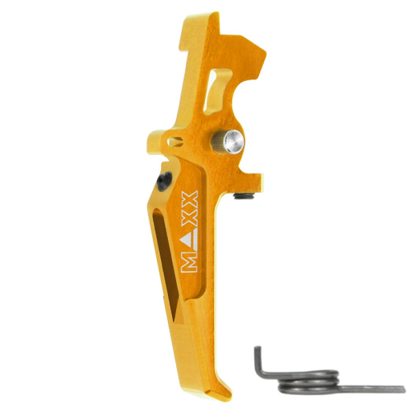 MAXX CNC Aluminum Advanced Speed Trigger (Style E) (DARK EARTH) SARI TETIK MX-TRG002SEG
