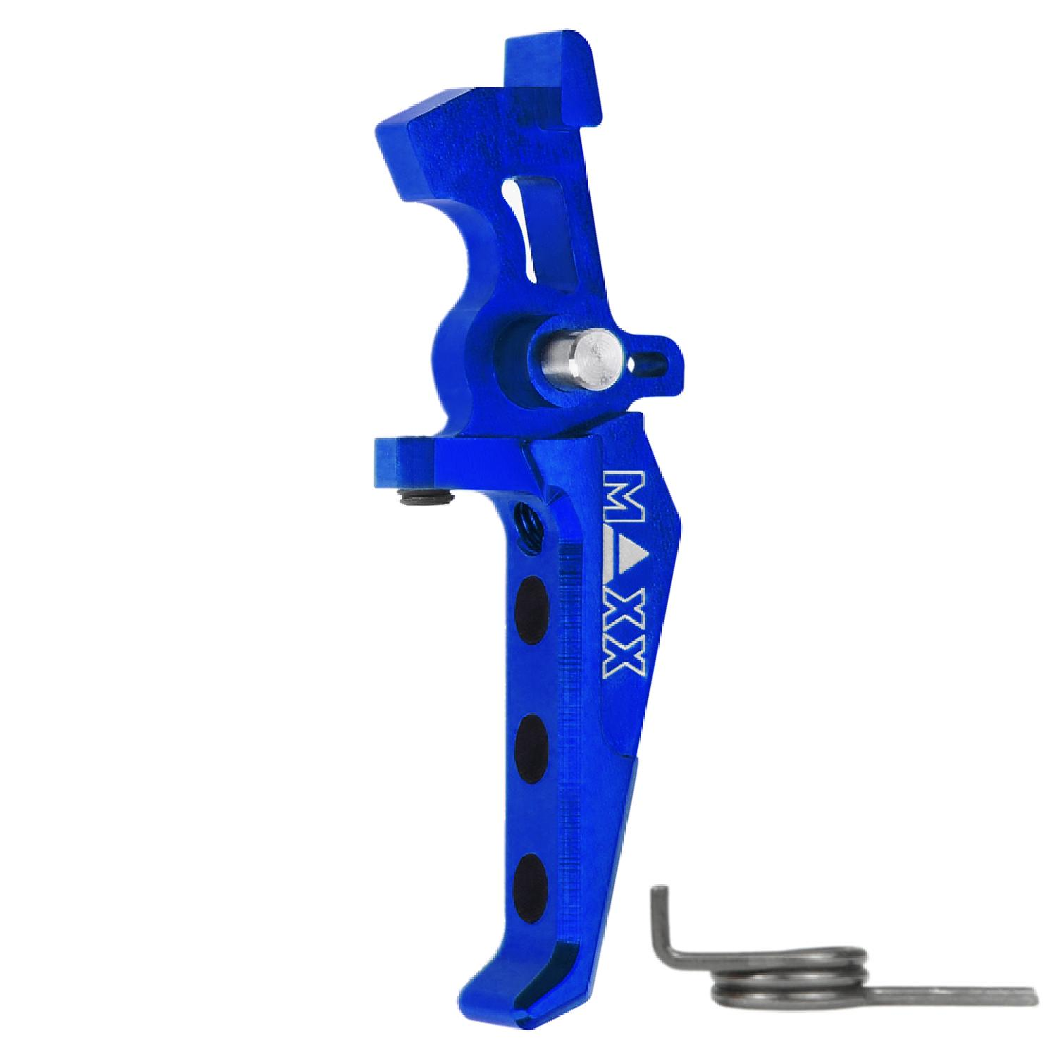MAXX CNC Aluminum Advanced Speed Trigger (Style E) (BLUE) MAVI TETIK MX-TRG002SEU