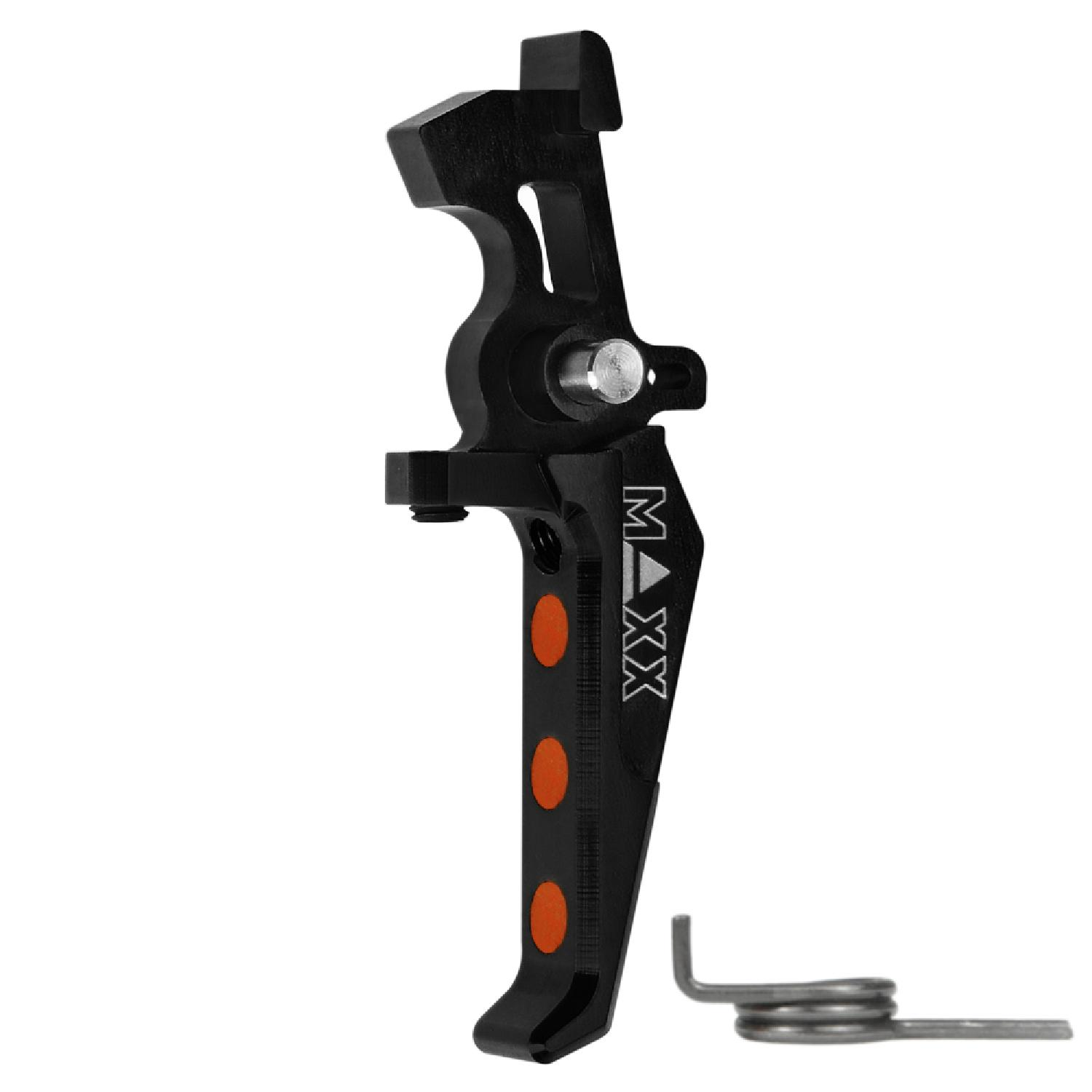 MAXX CNC Aluminum Advanced Speed Trigger (Style E) (BLACK) SIYAH TETIK MX-TRG002SEB