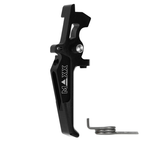 MAXX CNC Aluminum Advanced Speed Trigger (Style E) (BLACK) SIYAH TETIK MX-TRG002SEB