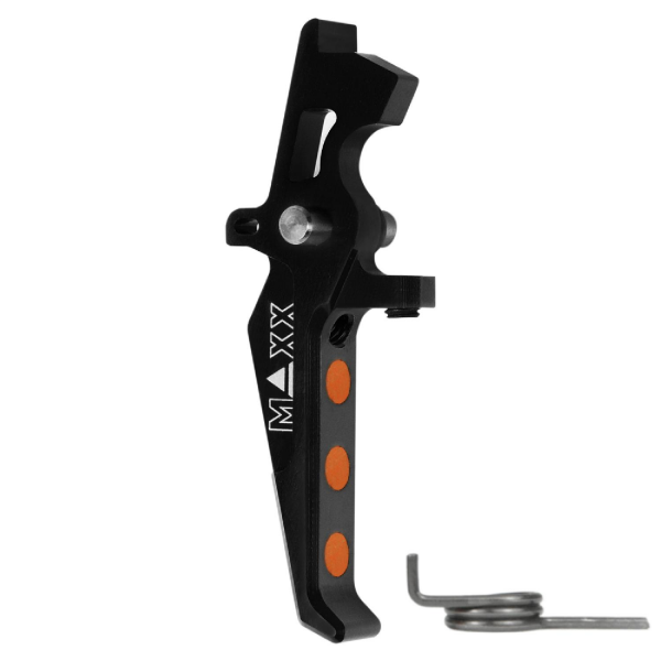 MAXX CNC Aluminum Advanced Speed Trigger (Style E) (BLACK) SIYAH TETIK MX-TRG002SEB