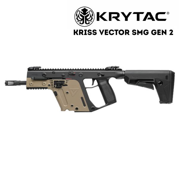 KRYTAC KRISS VECTOR G2 V2 2RENK Sabit Dipçik Airsoft AEG SMG Tüfek