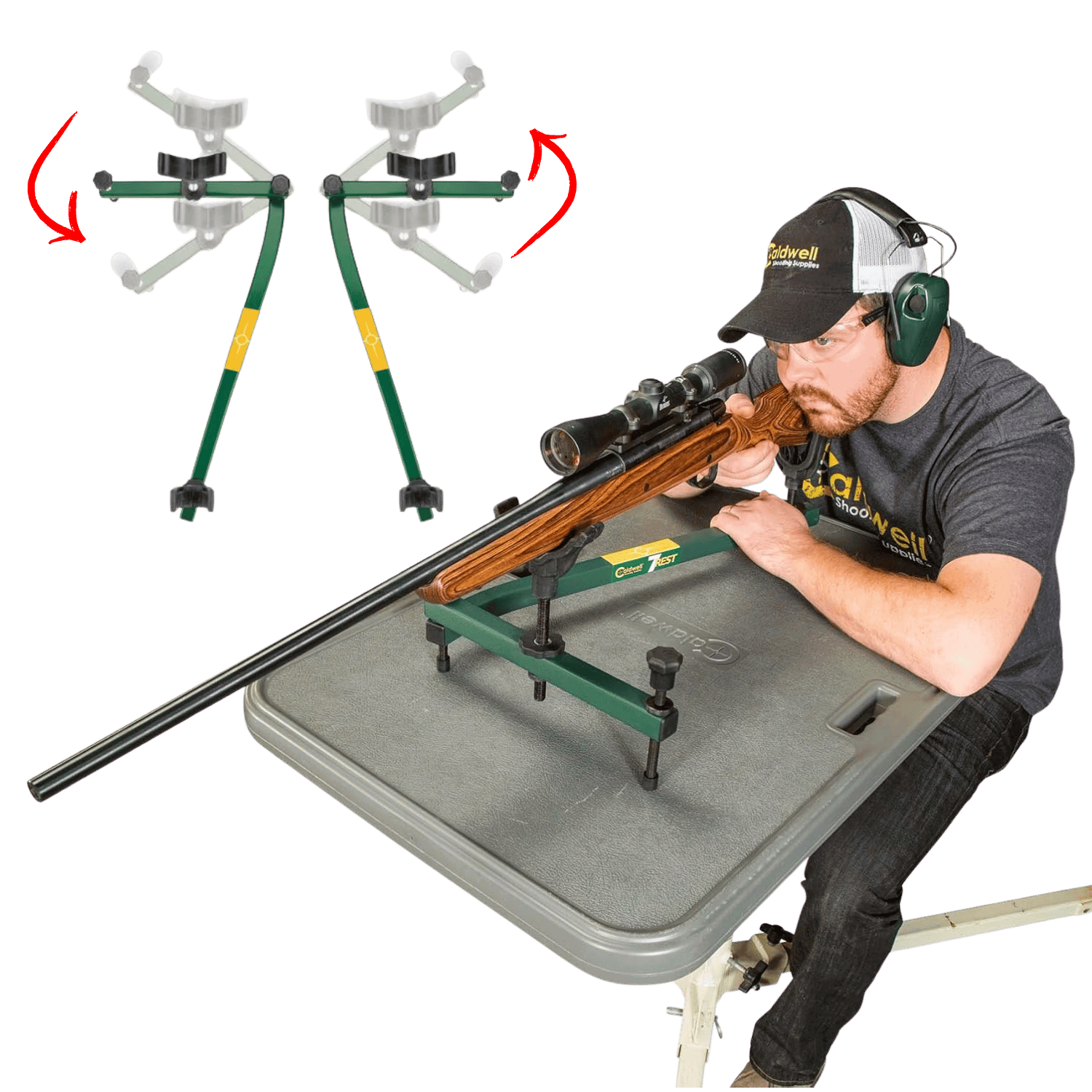 Caldwell® 7-Rest Tüfek Sehpası 1071001