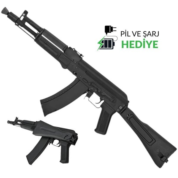 Cyma AK Full Metal  Katlanır Dipçik Airsoft AEG Tüfek SETİ - CM04D