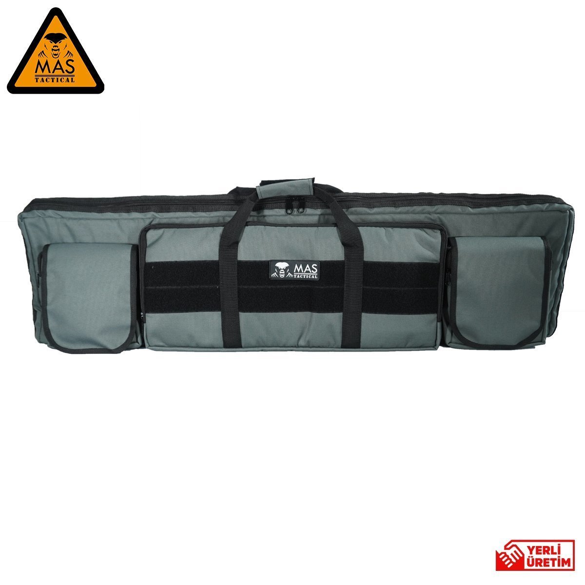 Tüfek Çantası 3 Göz İmp.Kumaş Gri