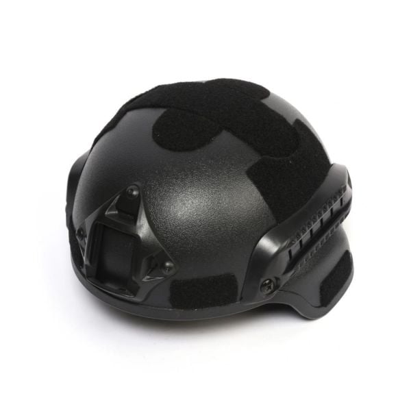 SS Tactical Airsoft Kompozit Başlık Koruyucu Kask Miğfer - Siyah Renk