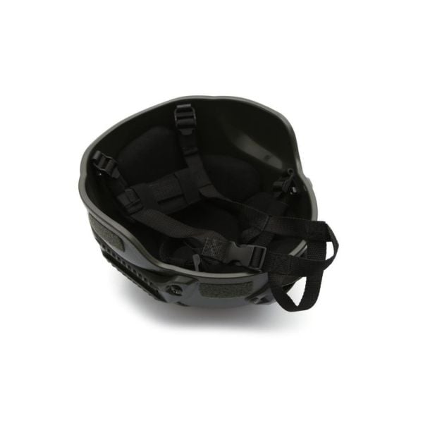 SS Tactical Airsoft Kompozit Başlık Koruyucu Kask Miğfer - Siyah Renk