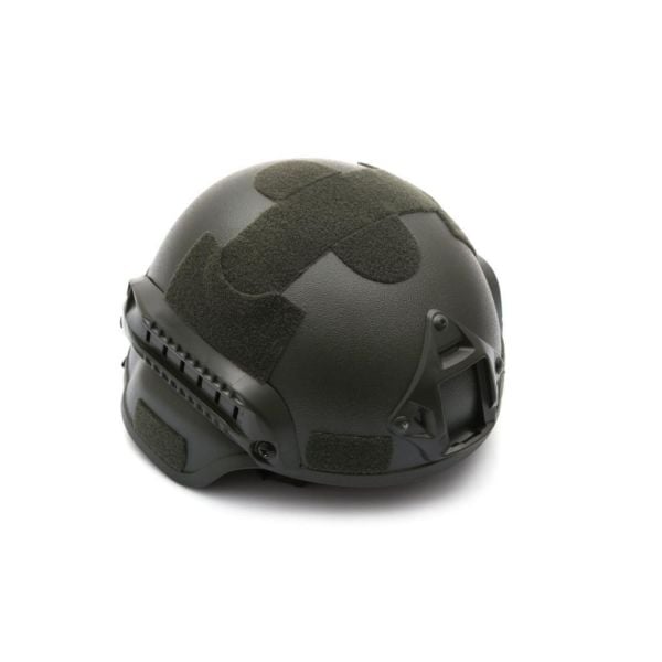 SS Tactical Airsoft Kompozit Başlık Koruyucu Kask Miğfer - Siyah Renk
