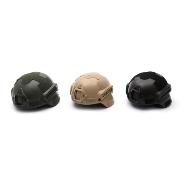 SS Tactical Airsoft Kompozit Başlık Koruyucu Kask Miğfer - Bej Renk