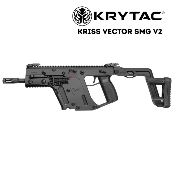 KRYTAC KRISS VECTOR V2 SIYAH Airsoft AEG SMG Tüfek Katlanır Dipçik