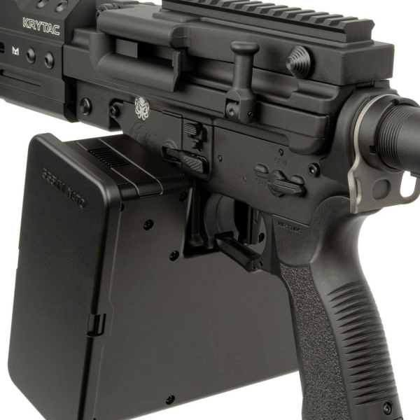 KRYTAC Trident LMG-M GATE Enhanced AEG LMG M-LOK Airsoft Tüfek SIYAH