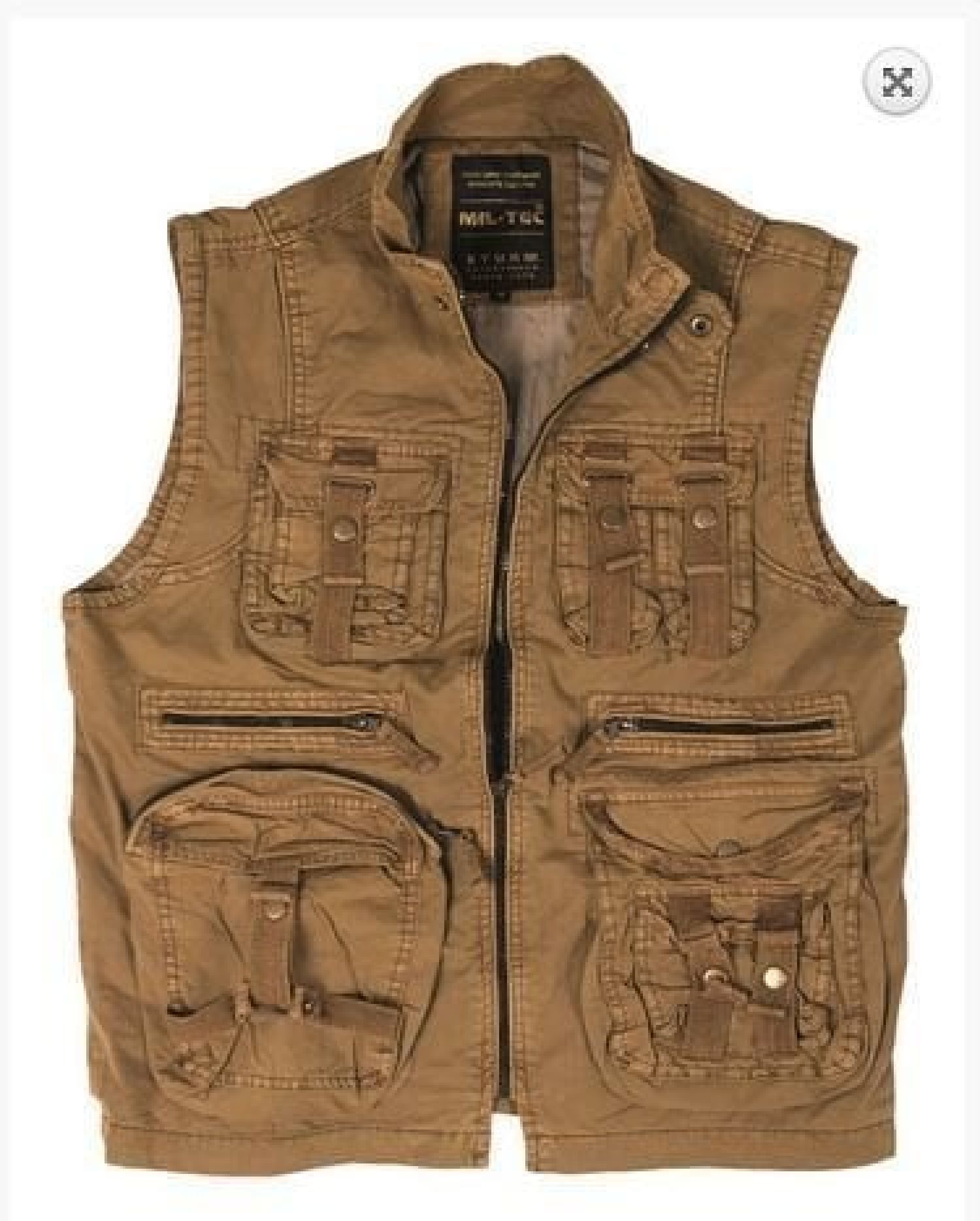 STURM SURVIVAL COK CEPLI KAHVE YELEK XL