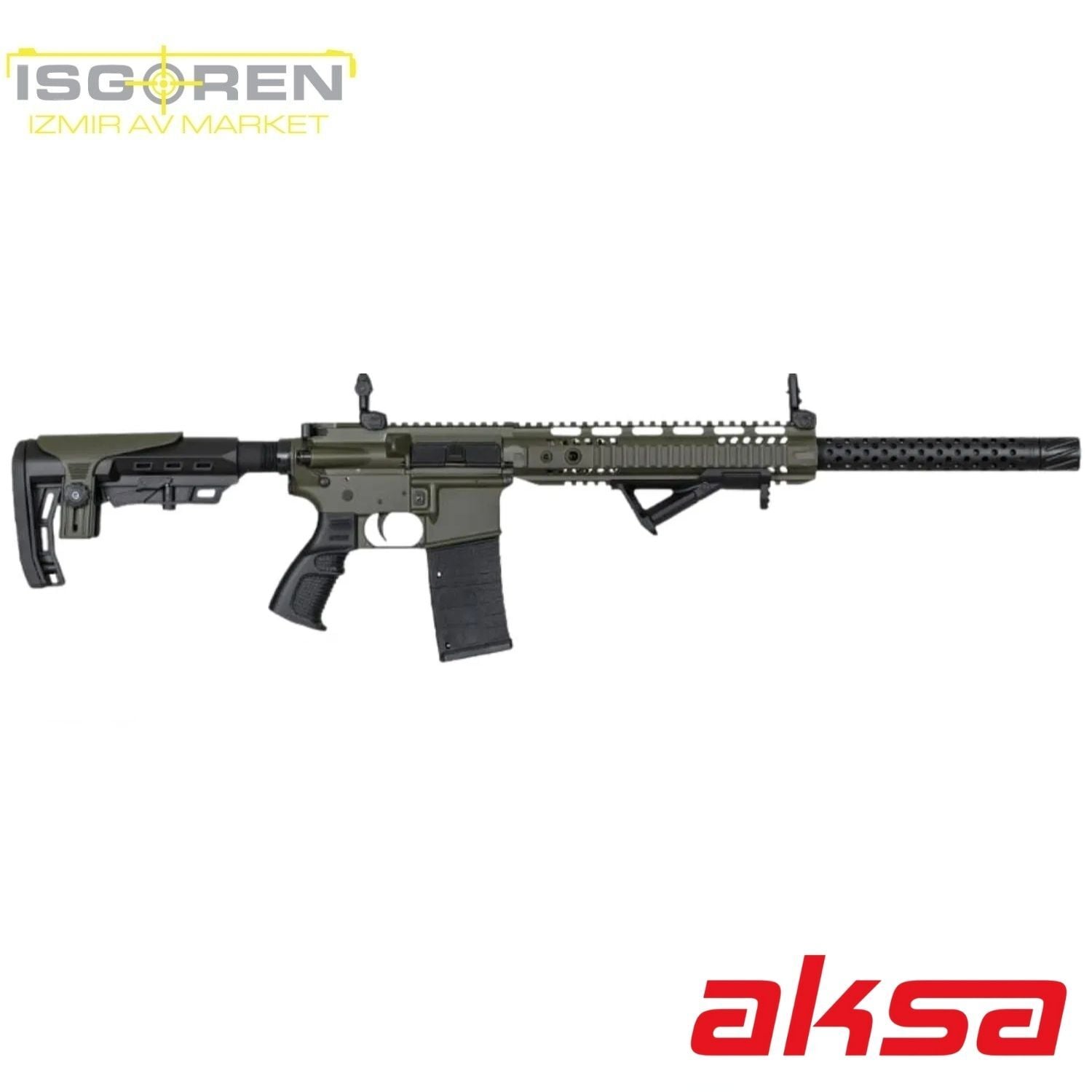 AKSA CROSSFİRE T-14 36 KALİBRE YEŞİL YARI OTOMATİK AV TÜFEĞİ