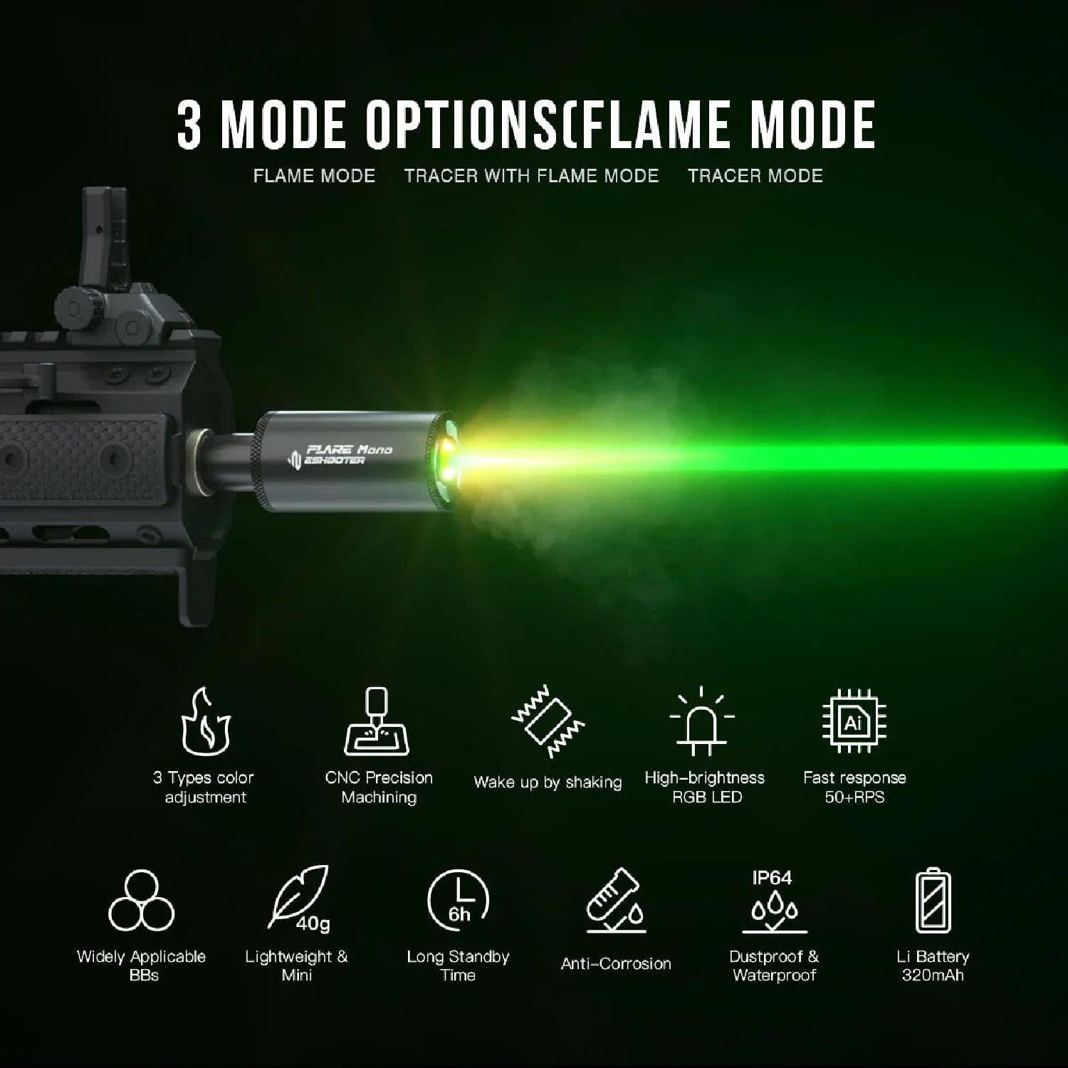 Eshooter V800E Flare Mono Rechargeable TRACER