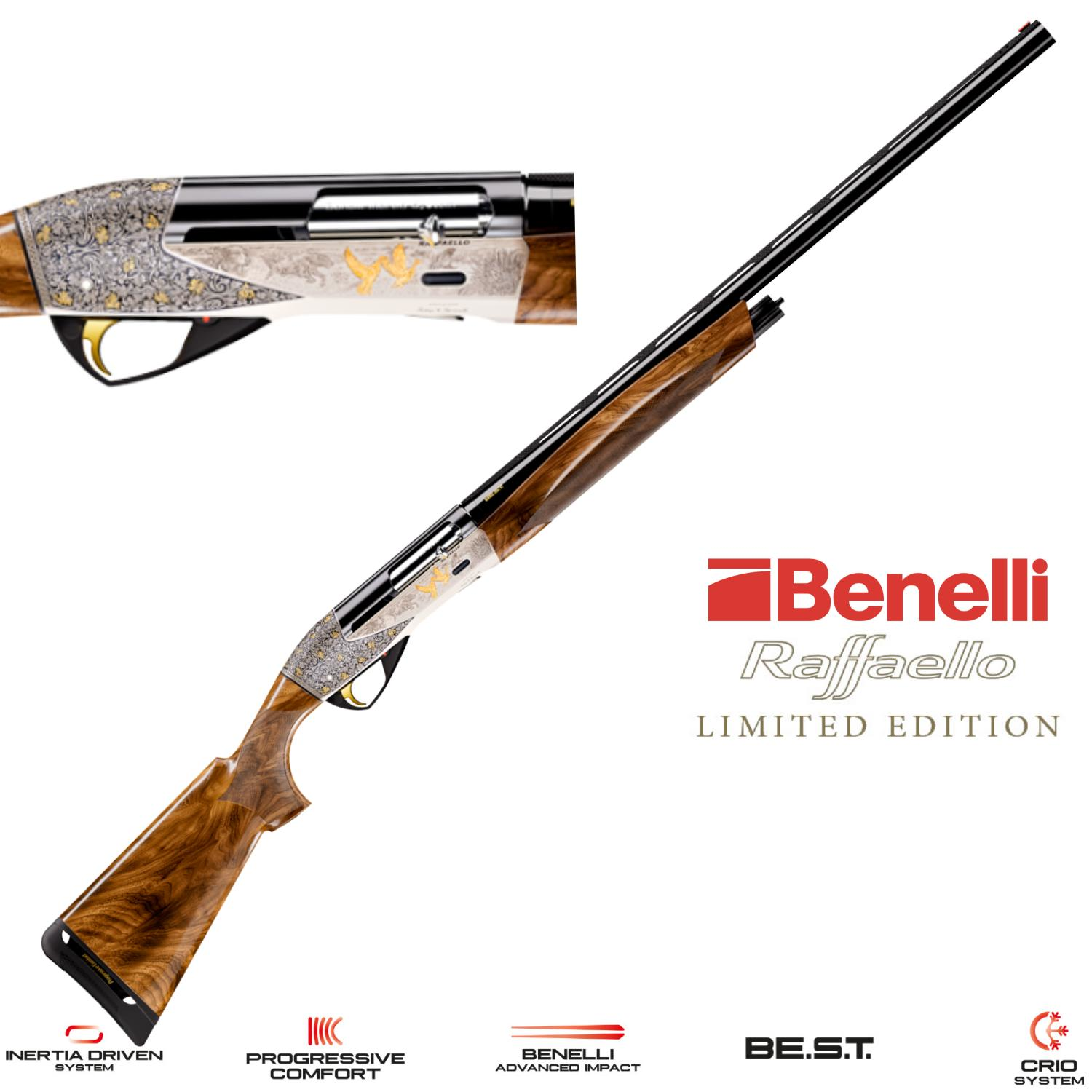Benelli Raffaello A.I. BE.S.T. Limited Edition 500. Yıl Yarı Otomatik Av Tüfeği Özel Tasarım ve Üstün Performans