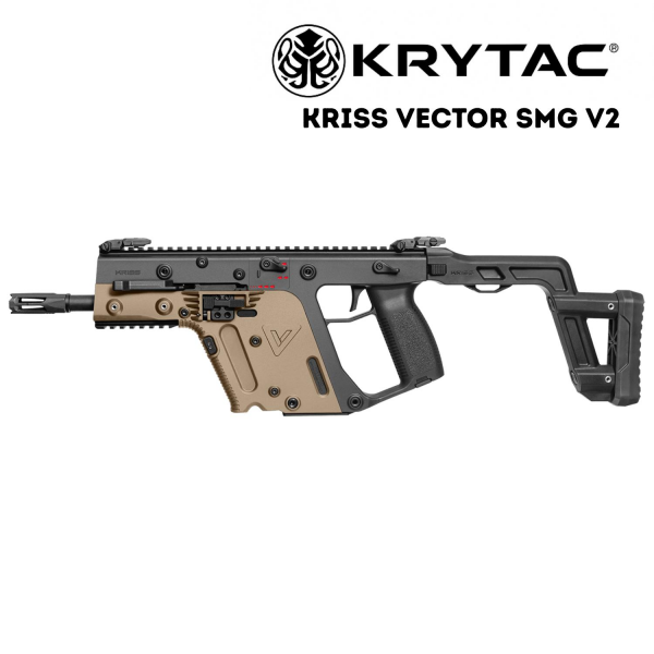 KRYTAC KRISS VECTOR V2 2RENK Airsoft AEG SMG Tüfek Katlanır Dipçik