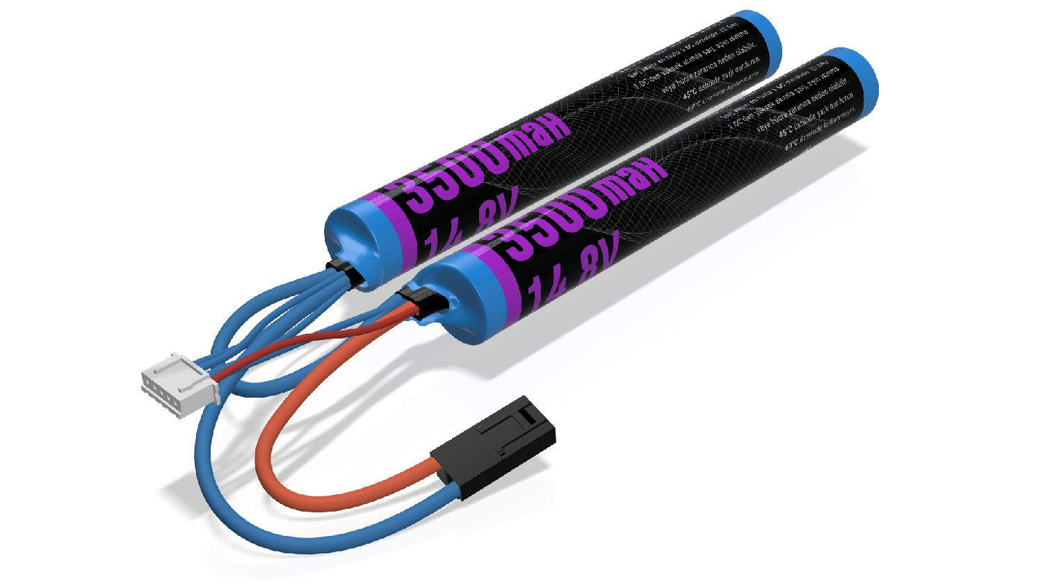 EMR 14.8V 3500mAh İki Yaprak pil Tamiya