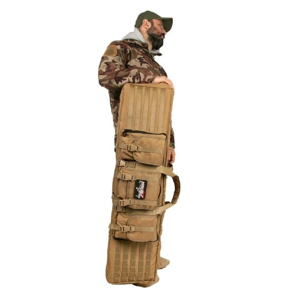 ISG Tactical Tactical Point Çift Tüfek Taşıma Çantası Standart Tan 110 cm